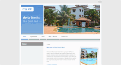 Desktop Screenshot of goa-beach-apartment.com